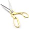 Gold 8" Sharp Tailor Scissors Fabric Scissors Leather Scissors Stainless Steel Professional Heavy Duty Clothing Dressmaking Shears Tailor Sewing Fabric Craft Cutting